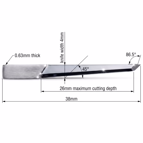 XK-Z28 Plotter cutter blade | Tungsten Carbide - Image 2