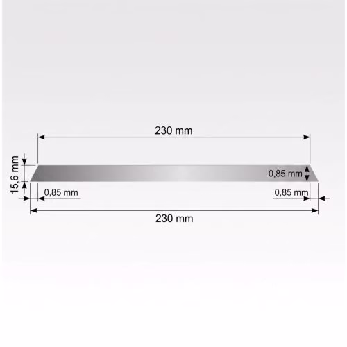 Fiberglass Strand Chopping, Carbon Steel, 248 × 15.6 × 0.85 mm