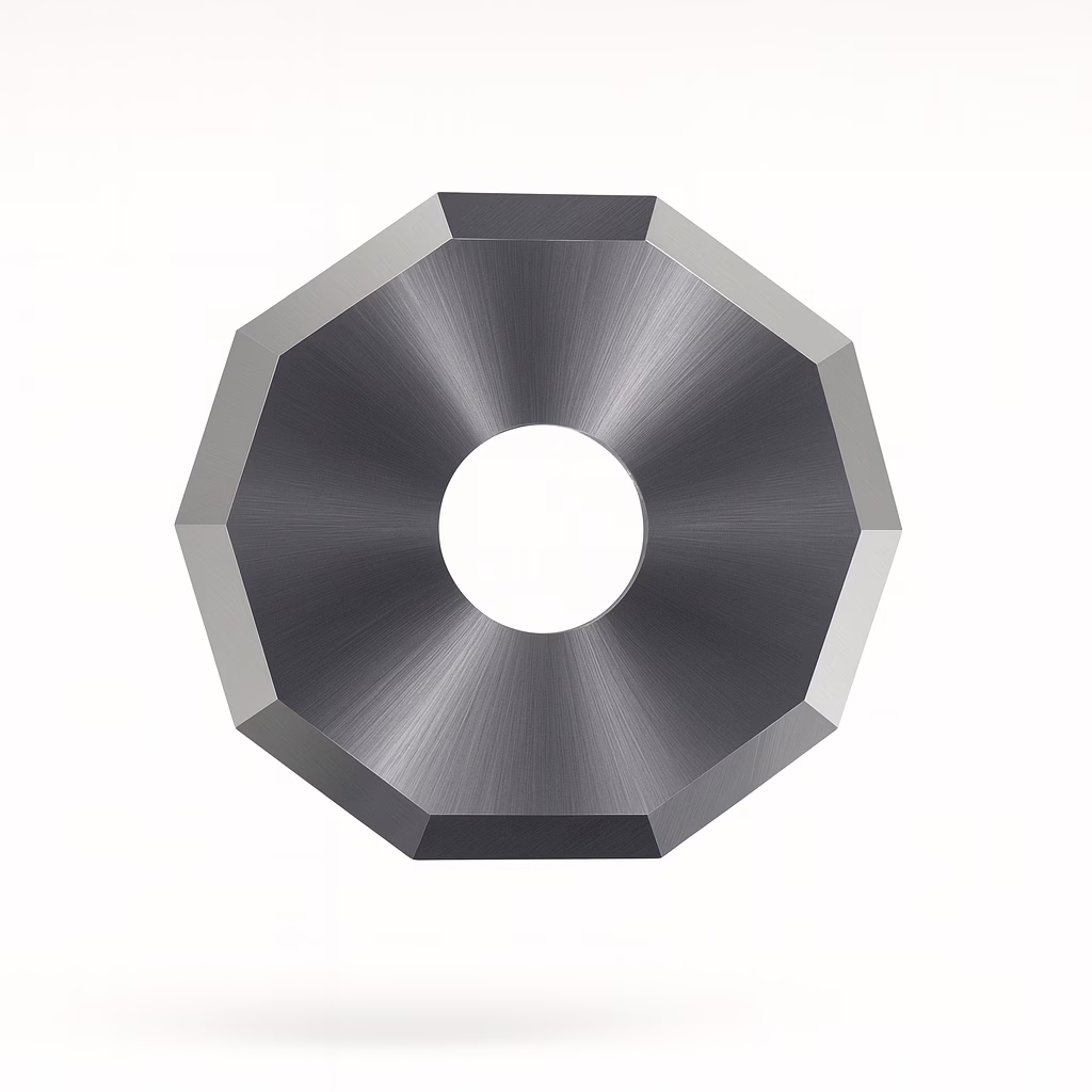 XK-Z51 - Zund compatible - rotary decagonal cutter blade -Ø28 mm - tungsten carbide - Image 2