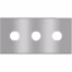 XK-R130 3-hole double edge tungsten carbide industrial razor blade 43 × 22 × 0.30 mm